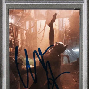 2005 Topps Batman Begins #54 Christian Bale Narrows Rookie Card PSA GEM 10 AUTO