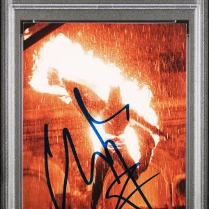 2005 Topps Batman Begins #53 Christian Bale Aflame! Rookie Card PSA GEM 10 AUTO