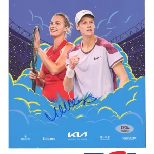 Madison Keys Signed 2025 Official Australian Open Program PSA AUTO CHAMPION AO