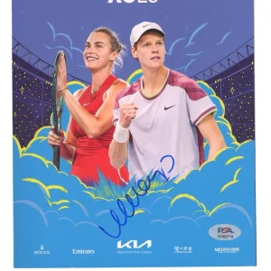 Madison Keys Signed 2025 Official Australian Open Program PSA AUTO CHAMPION AO