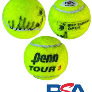 Madison Keys Signed 2025 Indian Wells Match Used Tennis Ball PSA/DNA AUTO WTA