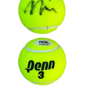 Nishesh Basavareddy Signed Autograph Penn Tennis Ball PSA AUTO Australian Open