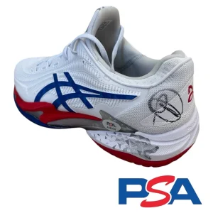 Novak Djokovic Signed 2024 Paris Olympics Gold Medal ASICS TENNIS SHOE PSA AUTO