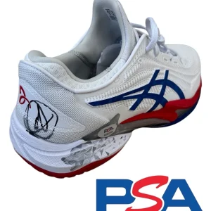 Novak Djokovic Signed 2024 Paris Olympics Gold Medal ASICS TENNIS SHOE PSA AUTO