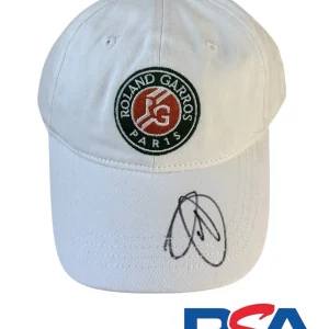 Novak Djokovic Signed Roland Garros French Open Tennis Hat PSA/DNA AUTO CHAMPION