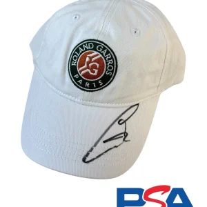 Carlos Alcaraz Signed Roland Garros French Open Tennis Hat PSA 2024 2025 CHAMP