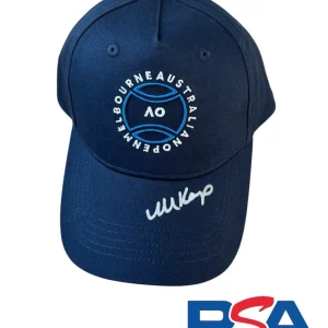Madison Keys Signed 2025 Australian Open CHAMPION Tennis Hat PSA/DNA AUTO AO WTA