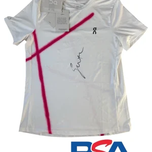 Iga Swiatek Signed Autographed ON CLOUD Tennis Court Shirt PSA/DNA AUTO WTA
