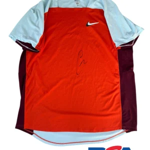 Carlos Alcaraz Signed Nike Court 2022 US OPEN CHAMPION Shirt PSA 1st Grand Slam