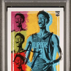 2018 Panini Court Kings #179 Shai Gilgeous-Alexander Rookie PSA MINT 9 AUTO RC