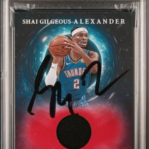 2020 Panini Origins Shai Gilgeous-Alexander Red Memorabilia /49 PSA MINT 9 AUTO