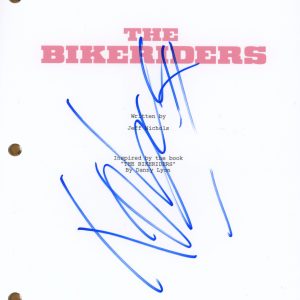 Toby Wallace “The Bikeriders” Signed Autograph Full Movie Script Screenplay ACOA