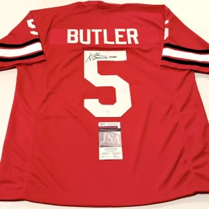 Kevin Butler Georgia Bulldogs signed Custom jersey W/ CHOF JSA Witnessed