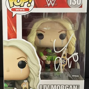 LIV MORGAN SIGNED WWE FUNKO POP JSA COA RARE AUTO WRESTLING AUTOGRAPHED DIVA NEW