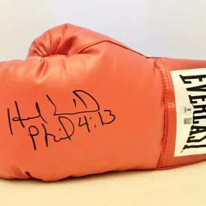 Evander Holyfield signed Everlast Boxing Glove autographed Beckett Witnessed