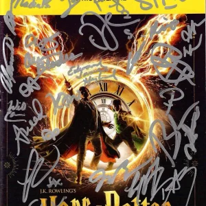 HARRY POTTER+THE CURSED CHILD HAND SIGNED NYC PLAYBILL+COA      AMAZING+RARE