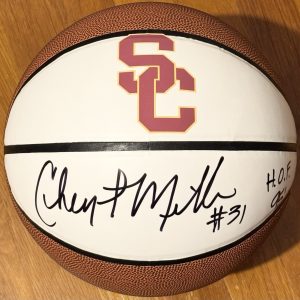 Cheryl Miller Signed Autographed USC Trojans Logo Basketball JSA COA
