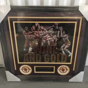 70s Cleveland Cavaliers Miracle Of Richfield Custom Framed Signed Collage Carr