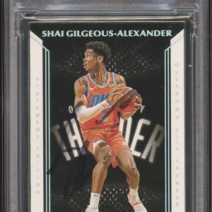 2019 Panini Noir #223 Shai Gilgeous-Alexander Statement Edition Auto /25 PSA/DNA