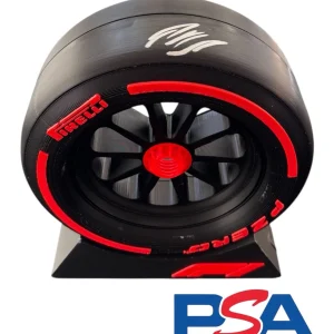 Andrea Kimi Antonelli Signed 1:5th Scale F1 Tire Tyre PSA/DNA AUTO MERCEDES AMG