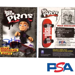 Ryan Sheckler Signed 2010 Tech Deck Pros Rookie Card PSA/DNA AUTO Skateboarding