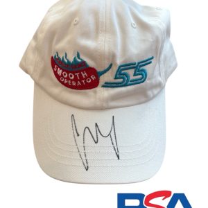 Carlos Sainz Signed Williams F1 Racing #55 Smooth Operator Hat PSA/DNA AUTO