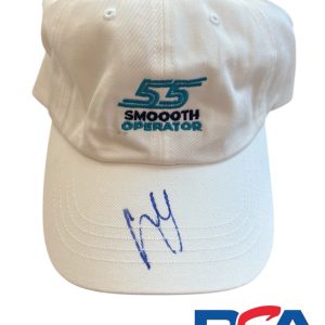 Carlos Sainz Signed Williams F1 Racing #55 Smooth Operator Hat PSA/DNA AUTO