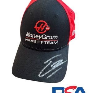 Esteban Ocon Signed 2025 MoneyGram Haas F1 Team Hat #31 PSA AUTO Formula One