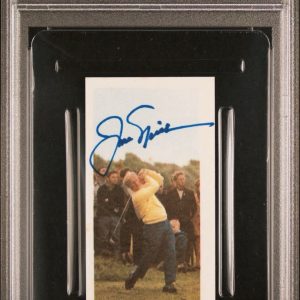 1971 Barratt & Co. LTD #6 Jack Nicklaus Famous Sportsmen Rookie PSA GEM 10 AUTO