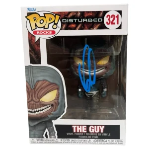 David Draiman DISTURBED Signed The Guy Funko Pop Rocks 321 Autograph Beckett COA