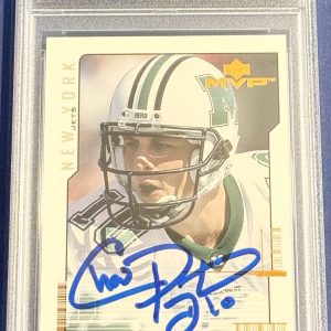 Chad Pennington Signed 2000 Upper Deck MVP Rookie Card New York Jets PSA/DNA