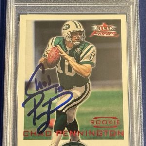 Chad Pennington Signed 2000 Fleer Focus Rookie Card New York Jets PSA/DNA