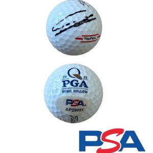 Sungjae Im Signed 2025 PGA CHAMPIONSHIP Quail Hollow Golf Ball PSA/DNA AUTO