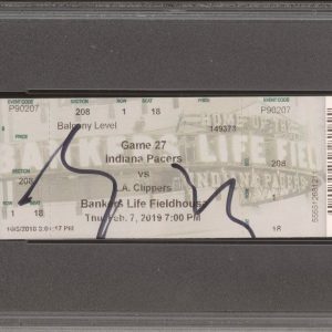 Shai Gilgeous-Alexander Signed Rookie Season Ticket Stub 2/7/2019 PSA/DNA AUTO