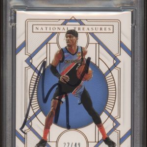 2020 National Treasures #57 Shai Gilgeous-Alexander Signed Bronze /49 PSA AUTO