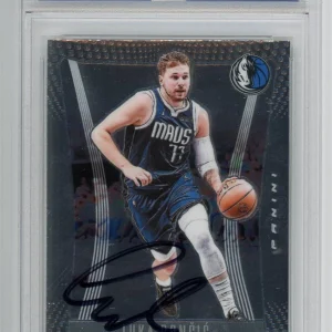 Luka Doncic Autographed Signed 2023-24 Panini Prizm Deca #2 PSA/DNA