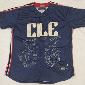 2024 Cleveland Guardians Team Signed Autographed Jersey 25+ Signatures Rare