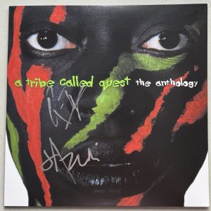 A Tribe Called Quest Signed Auto Vinyl Record Q-Tip Jarobi JSA Coa The Anthology
