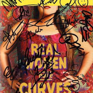 REAL WOMEN HAVE CURVES SIGNED NYC PLAYBILL+COA SIGNED BY CAST ON COVER
