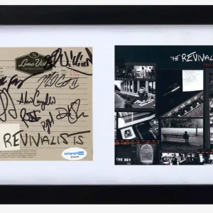 The Revivalists Signed Autograph Take Good Care CD Cover Framed Full Band ACOA