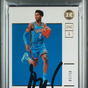 2019 Panini Encased #34 Shai Gilgeous-Alexander Gold /10 PSA GEM MINT 10 AUTO