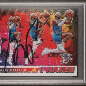 2023 Donruss Optic #10 Shai Gilgeous-Alexander Phazes SSP Auto PSA GEM MINT 10