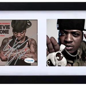 Stevie Stone Signed Rollin' Stone CD Framed Rapper Tech N9ne Strange Music ACOA
