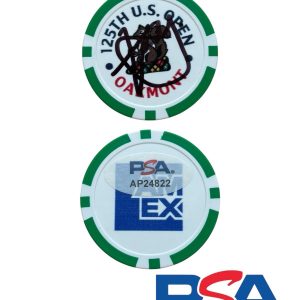 Xander Schauffele Signed 2025 125th US OPEN Golf Ball Marker PSA AUTO OAKMONT