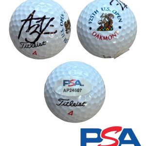 Akshay Bhatia Signed 2025 125th US OPEN CHAMPIONSHIP Golf Ball PSA OAKMONT AUTO