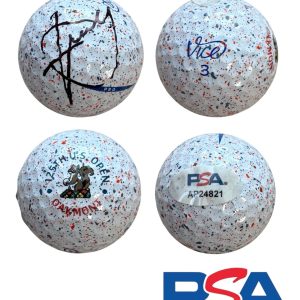 Xander Schauffele Signed 2025 125th US OPEN Splatter Vice Golf Ball PSA OAKMONT