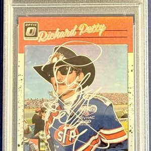 2023 Donruss Optic #67 Richard Petty Signed Card AUTO PSA Slabbed