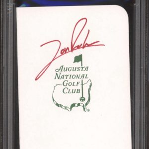 Jon Rahm Signed Masters Golf Scorecard PSA GEM MT 10 AUTO 2023 CHAMPION Augusta