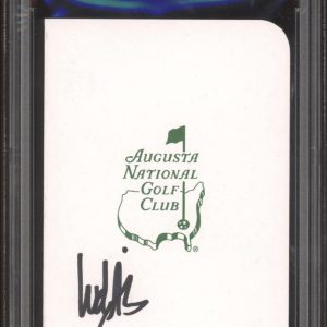 Ludvig Aberg Signed Masters Golf Scorecard PSA GEM MINT 10 AUTO Augusta National