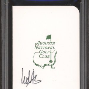 Ludvig Aberg Signed Masters Scorecard PSA AUTO Augusta National Golf Club PGA